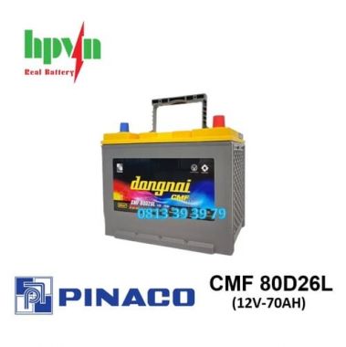 Ắc Quy Đồng Nai 80D26L (12V-70Ah)