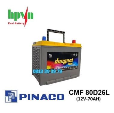 Ắc Quy Đồng Nai 80D26L (12V-70Ah)