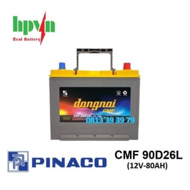 Ắc Quy Đồng Nai 90D26L (12V-80Ah)