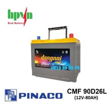 Ắc Quy Đồng Nai 90D26L (12V-80Ah)