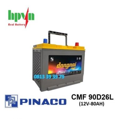 Ắc Quy Đồng Nai 90D26L (12V-80Ah)