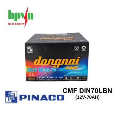 Ắc Quy Đồng Nai CMF DIN70LBN(12V - 70AH)