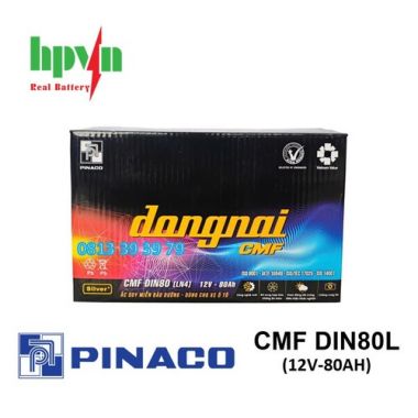 Ắc Quy Đồng Nai CMF DIN80L(12V - 80AH)