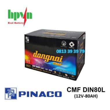 Ắc Quy Đồng Nai CMF DIN80L(12V - 80AH)