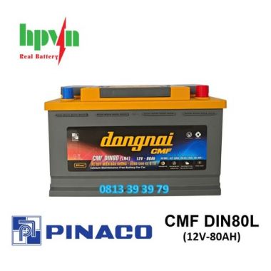 Ắc Quy Đồng Nai CMF DIN80L(12V - 80AH)