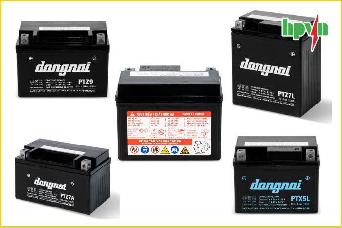 Một số mẫu b&igrave;nh ắc quy Đồng Nai miễn bảo dưỡng d&agrave;nh cho xe m&aacute;y 