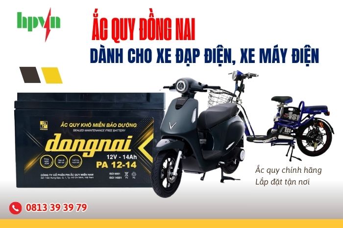 Vì Sao Ắc Quy Đồng Nai Được Ưa Chuộng Cho Xe Máy Điện, Xe Đạp Điện?