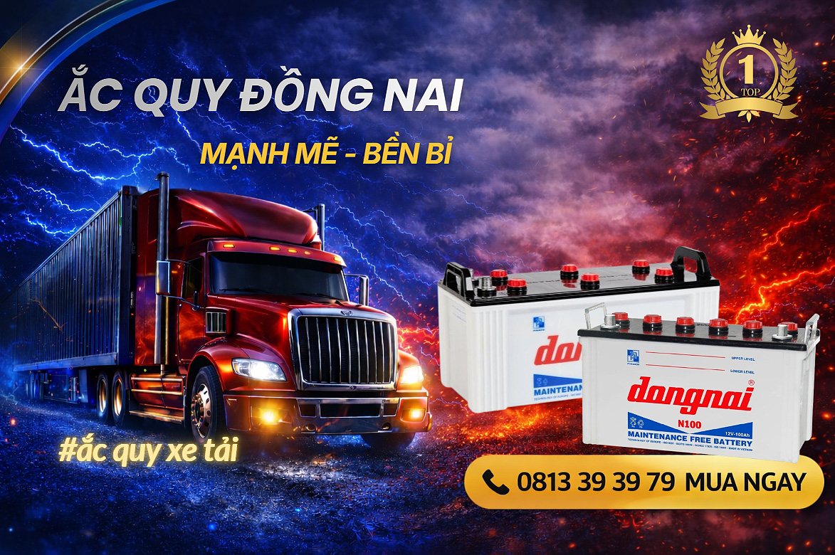 Ắc quy xe tải Đồng Nai
