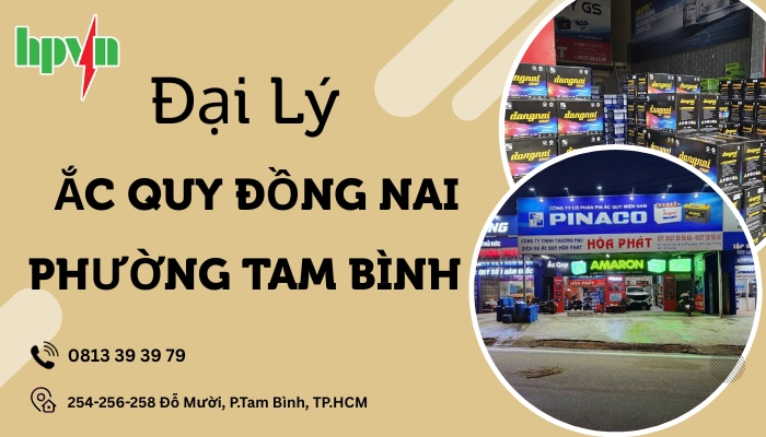 Ắc quy Đồng Nai phường Tam Bình