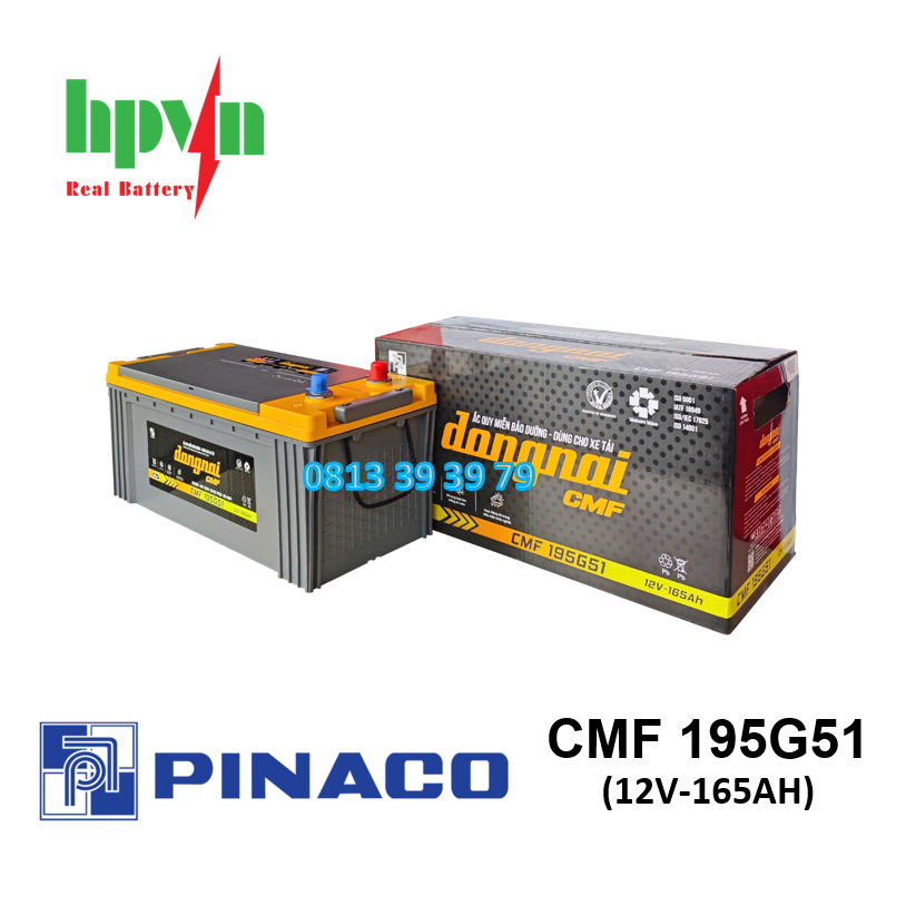 Ắc Quy Đồng Nai CMF 195G51(12V - 165AH)