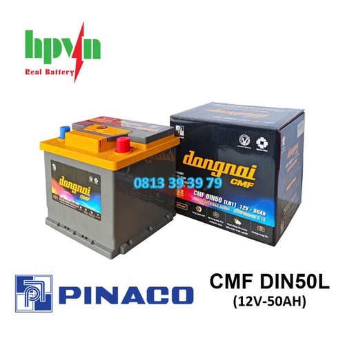 Ắc Quy Đồng Nai CMF DIN50L(12V - 50AH)