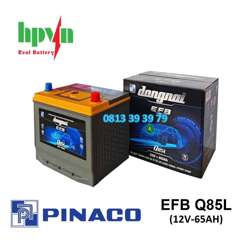 Ắc Quy Đồng Nai EFB Q85(12V-65Ah)