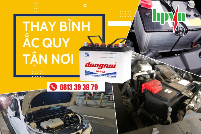 Dịch Vụ Thay Bình Ắc Quy Ô Tô Tận Nơi 24/7 Tại TP Hồ Chí Minh 